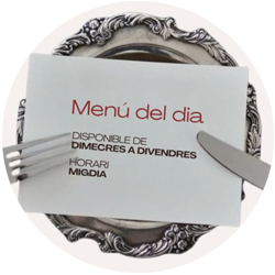 Menú migdia